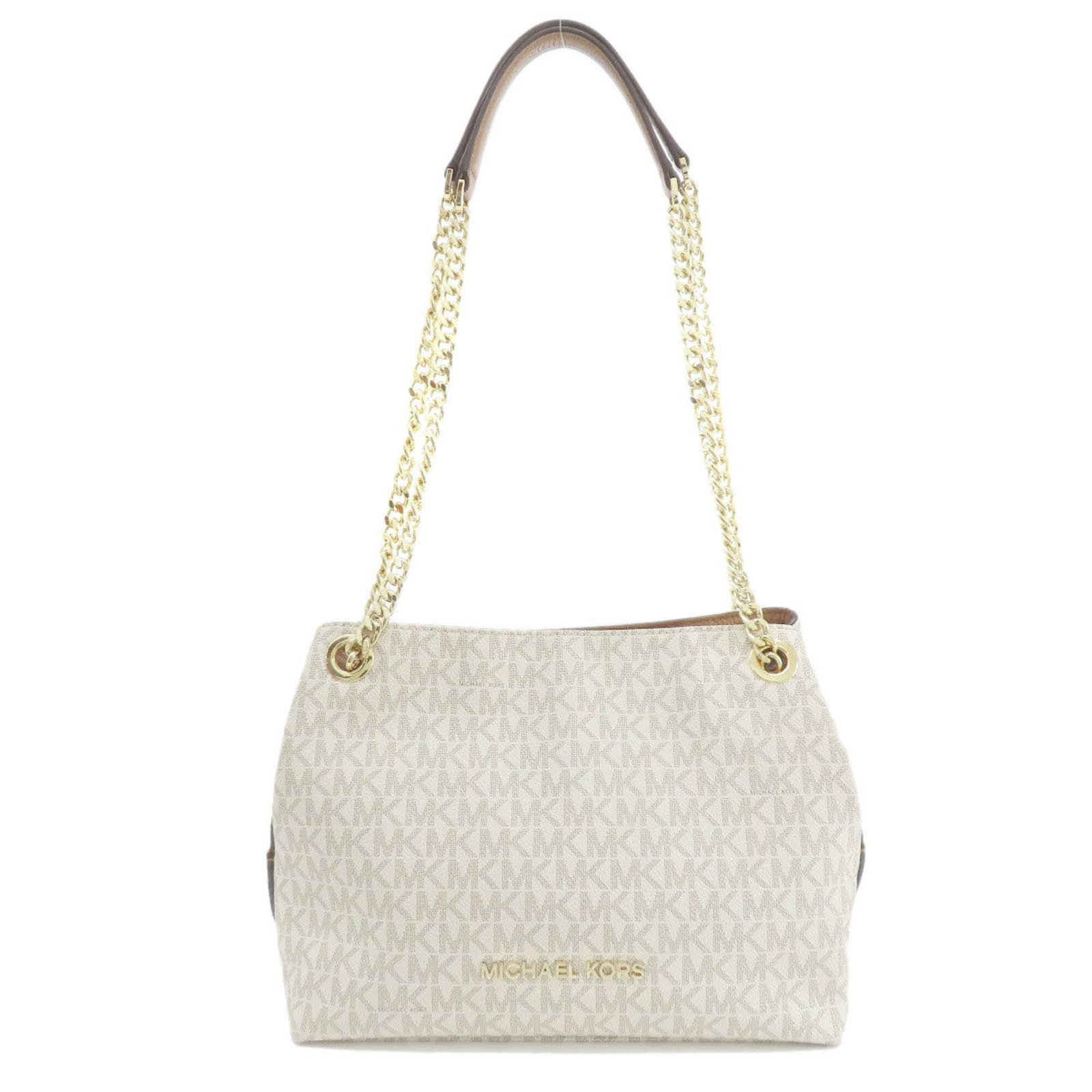 Michael Kors Canvas Leather Tote Bag (1 of 20)