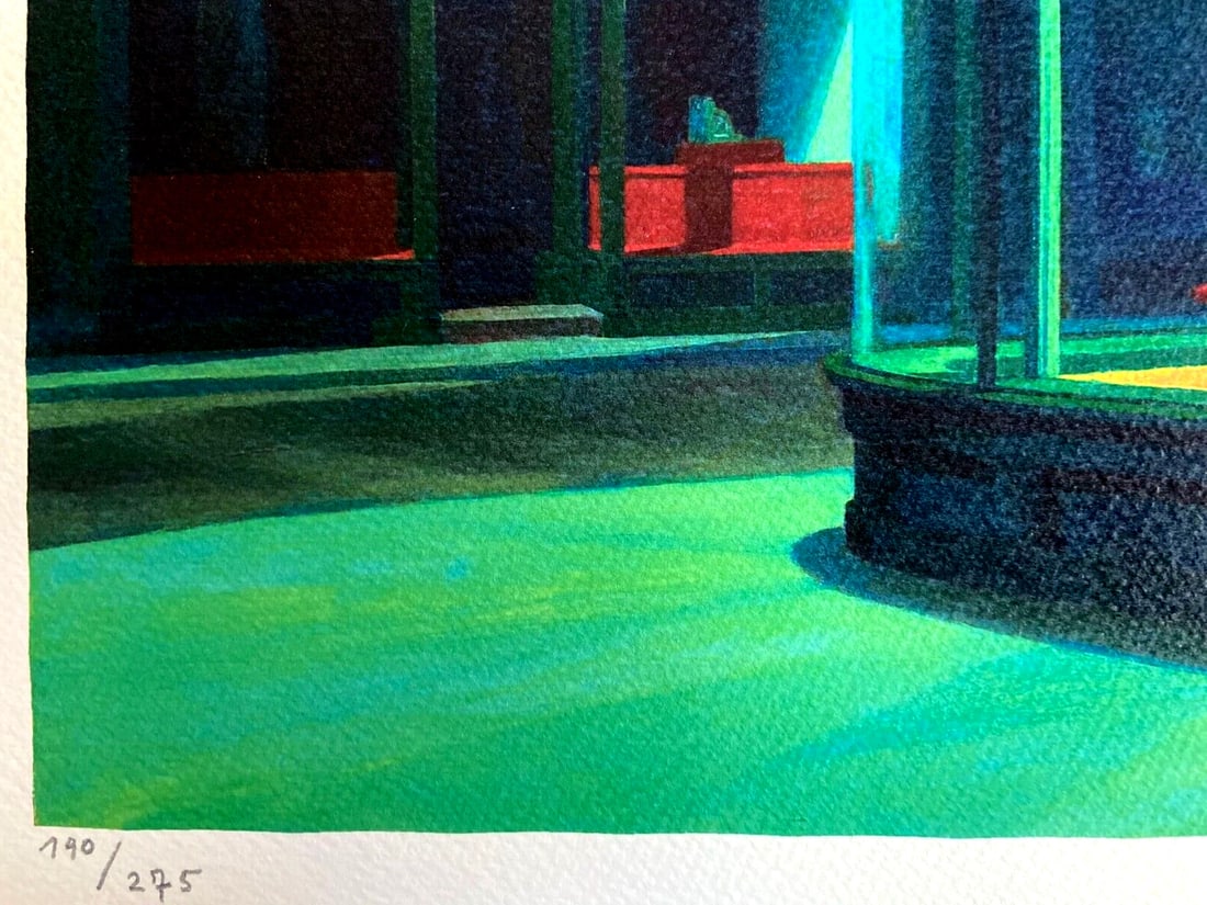 Edward Hopper certificate lithograph - 6