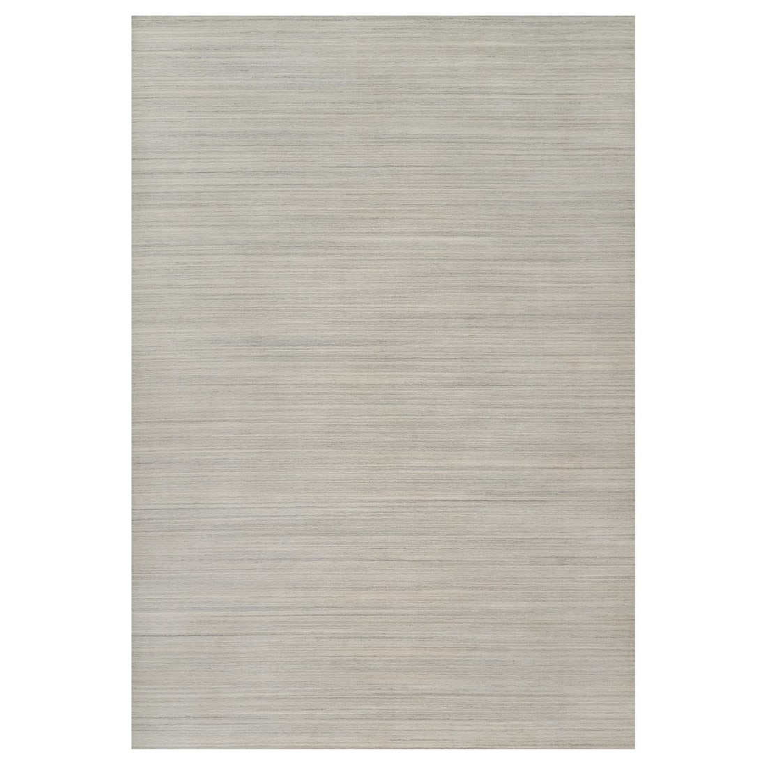 12'1"x17'9" Beige Plain Modern Design Pure Wool Hand Loomed Oversized Rug (1 of 11)