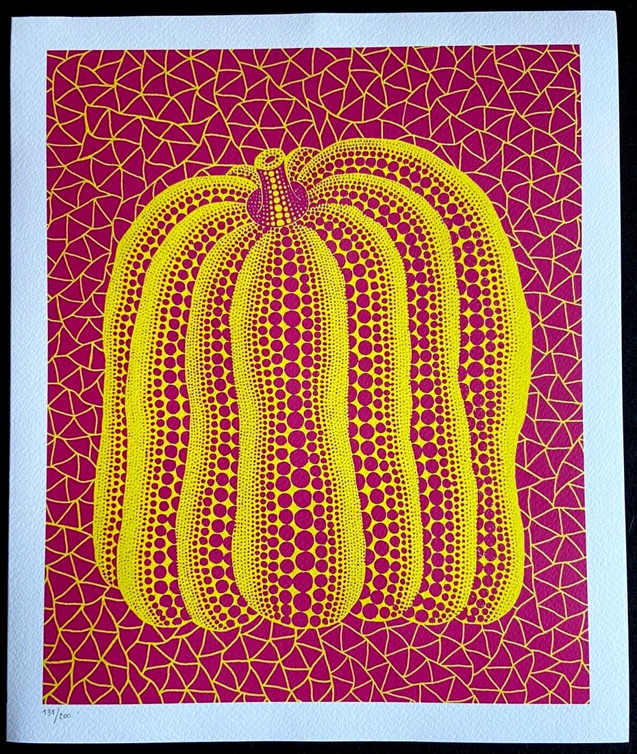 Yayoi Kusama lithograph at Mori Art Museum numbered (1 of 6)