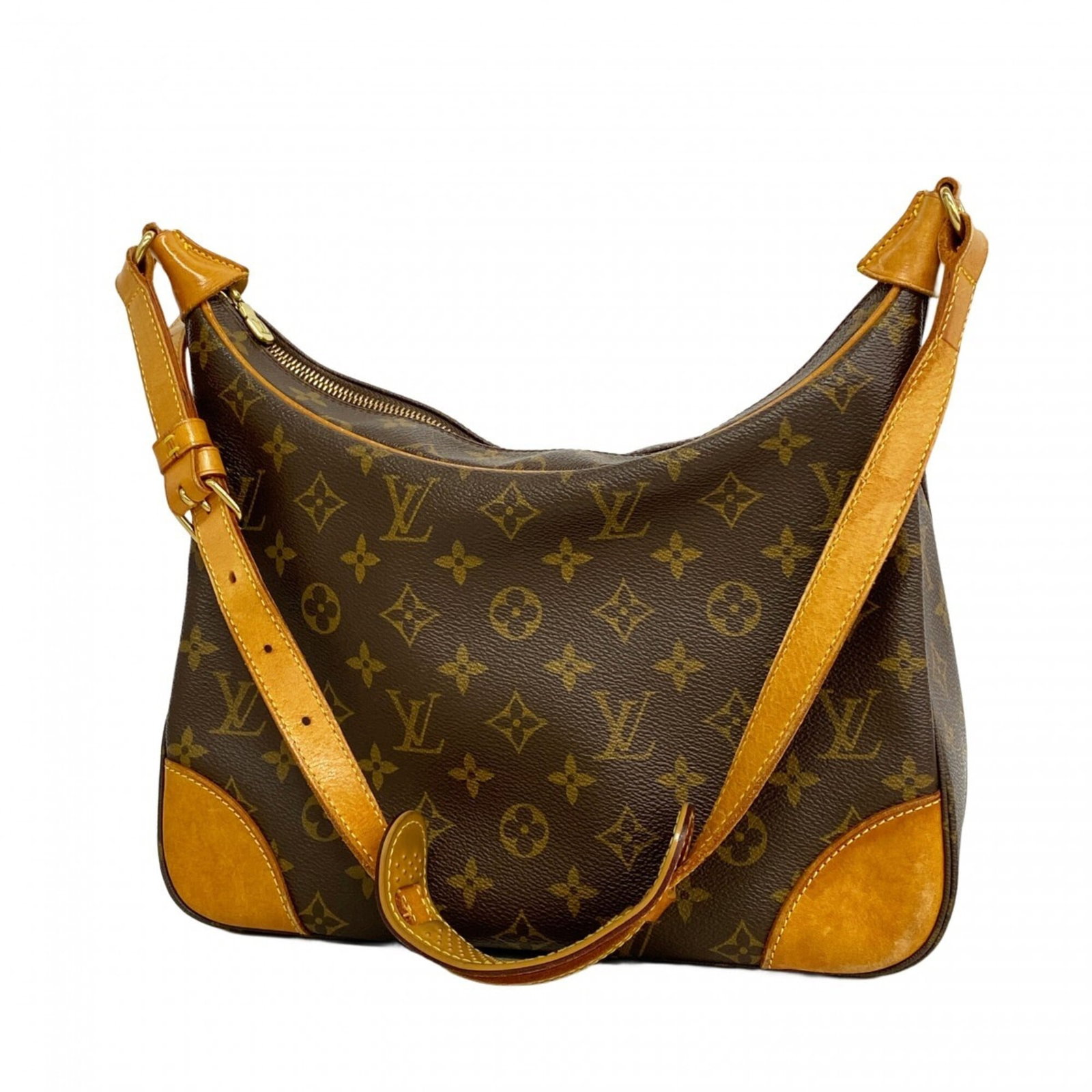 Louis Vuitton is a shoulder bag.: Louis Vuitton is a shoulder bag. A timeless and sophisticated shoulder bag from the iconic Louis Vuitton brand, this brown leather tote boasts classic LV monogram patterns and a spacious interior perf