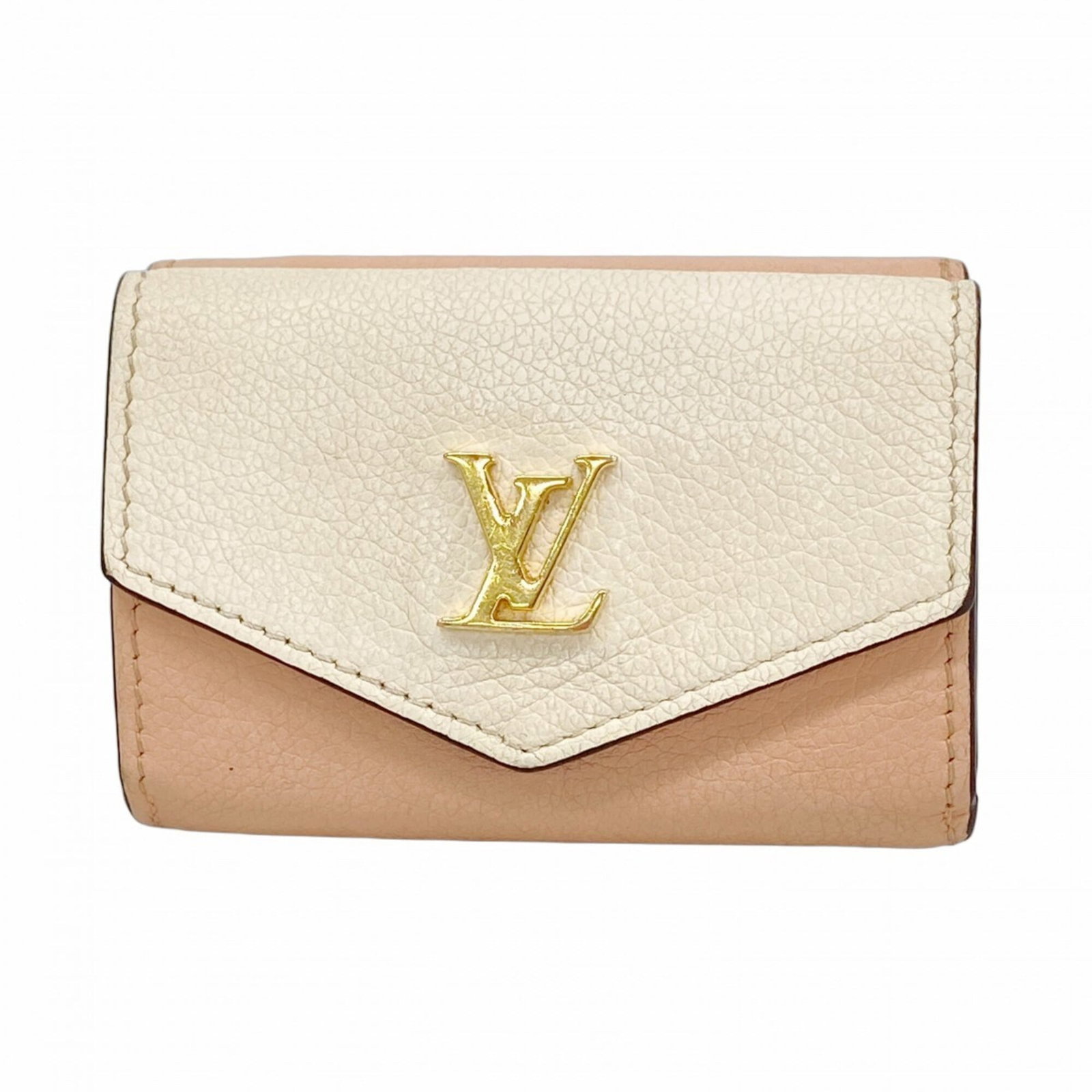 Louis Vuitton Tri Fold Wallet: Louis Vuitton Tri Fold Wallet A stunning Louis Vuitton tri-fold wallet in soft pink, perfect for adding a touch of luxury to your everyday essentials. With its iconic monogram pattern and durable