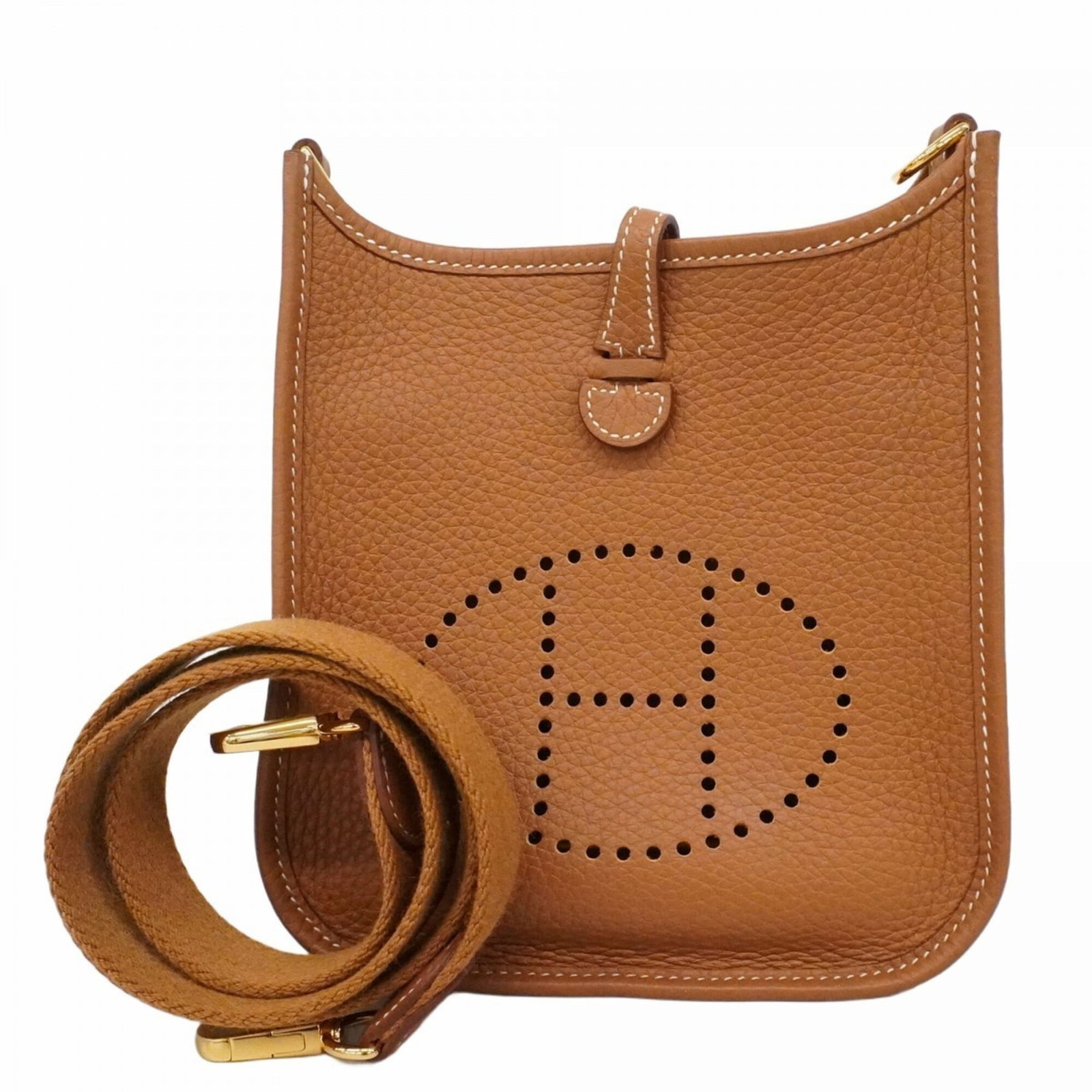 Hermes Shoulder Bag Taurillon Clemence Leather (1 of 9)