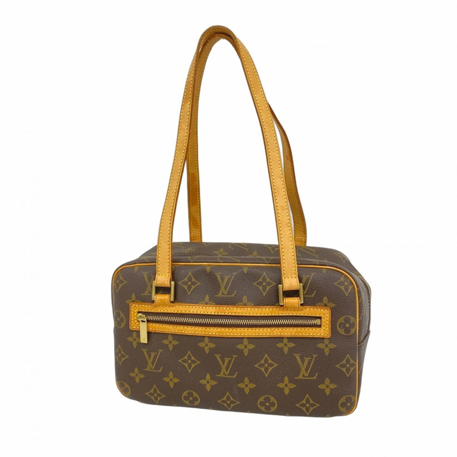 Louis Vuitton is a shoulder bag.: Louis Vuitton is a shoulder bag. A stylish and timeless Louis Vuitton shoulder bag, this brown beauty boasts the iconic monogram pattern and premium leather construction that defines the brand's