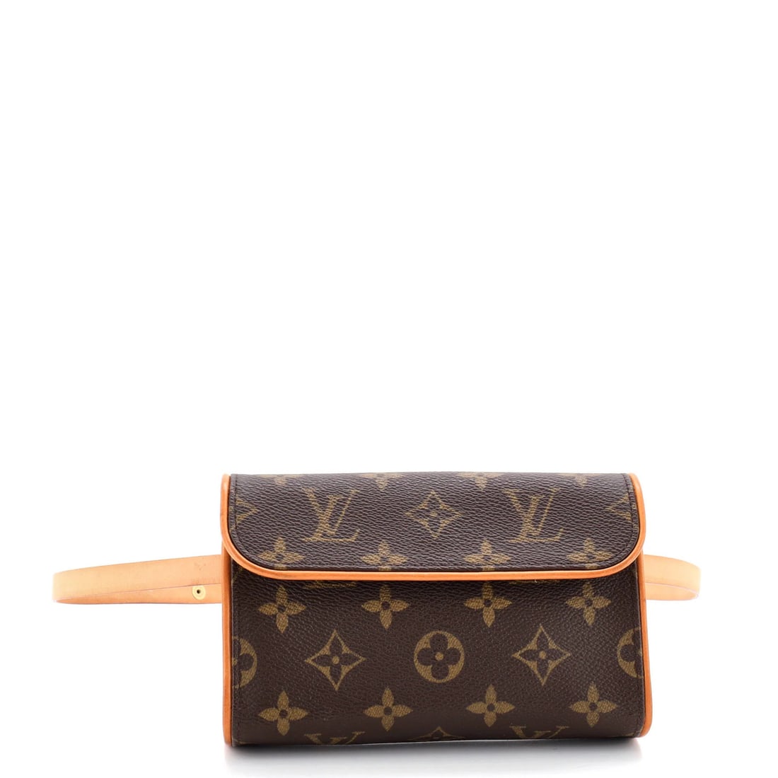 Louis Vuitton Florentine Waist Bag with Monogram Canvas: Louis Vuitton Florentine Waist Bag with Monogram Canvas A rare find for the Louis Vuitton enthusiast, this Florentine Waist Bag boasts the iconic monogram canvas exterior in rich brown, perfectly
