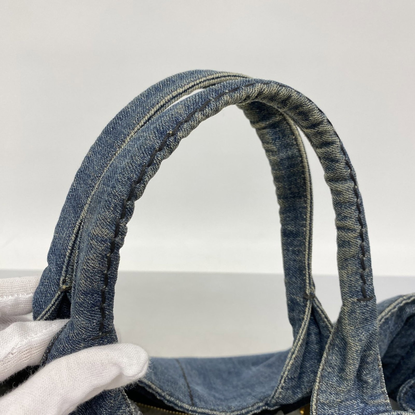 Canvas Prada Tote - 7