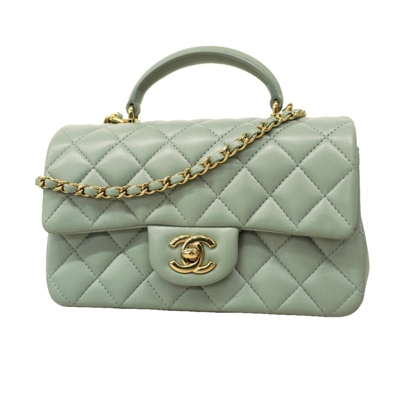 Chanel Leather Handbag (1 of 8)