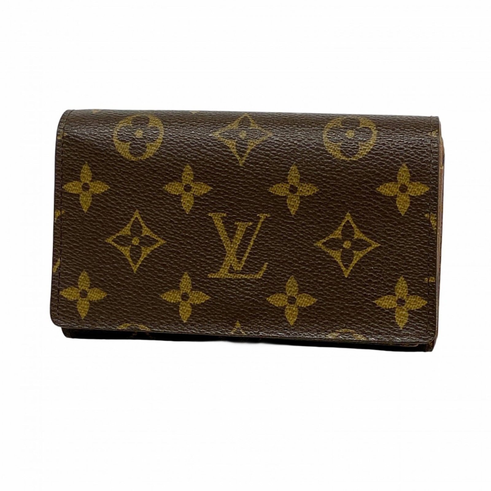 Louis Vuitton is a Bi Fold Wallet: Louis Vuitton is a Bi Fold Wallet A pre-owned Louis Vuitton bi-fold wallet in rich brown leather, boasting the iconic brand's signature monogram pattern. With its classic design and timeless style, th