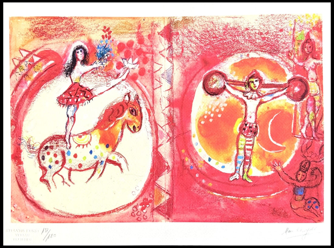 Marc Chagall Lithograph Numbered (1 of 14)