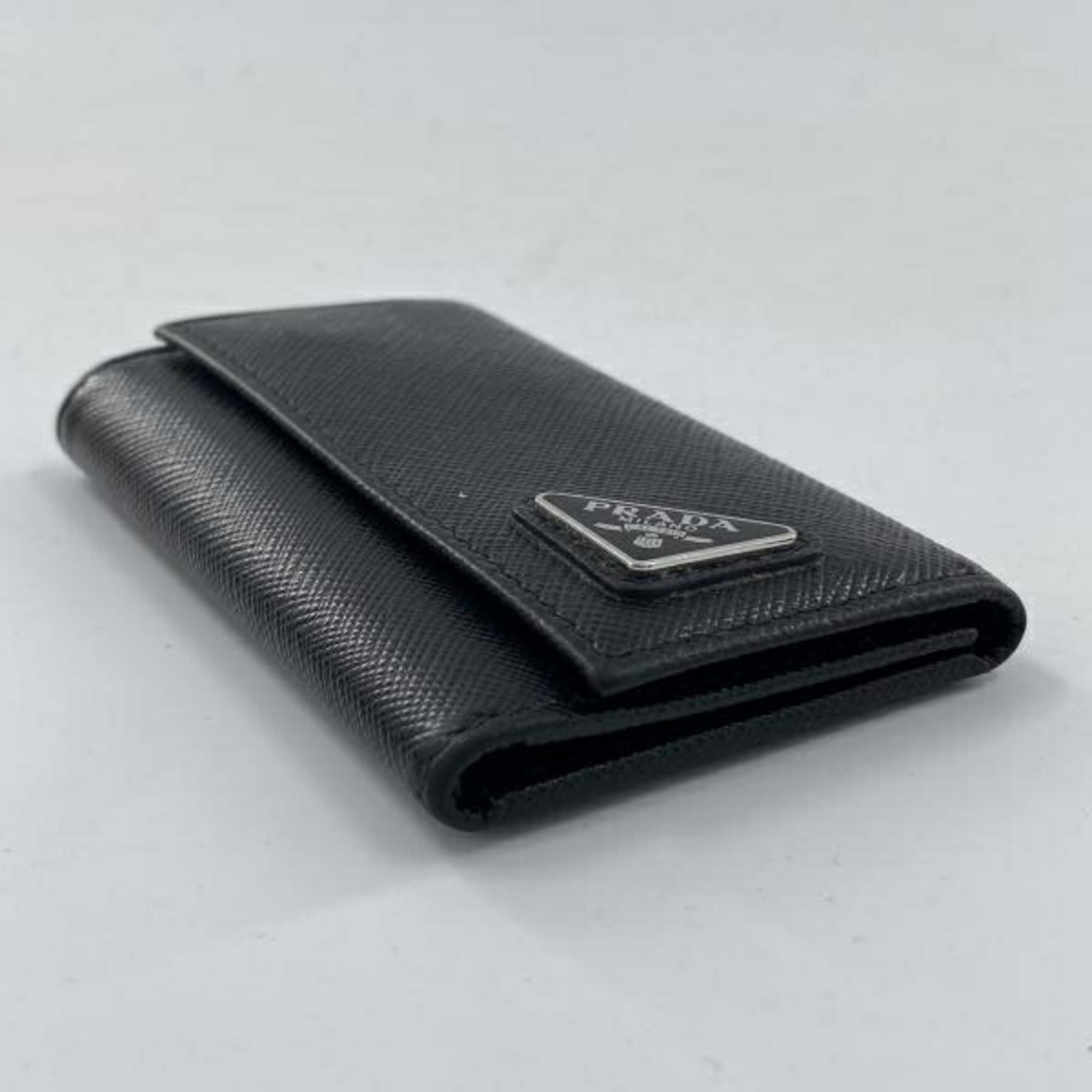 Prada Keycase Saffiano Triangle - 4