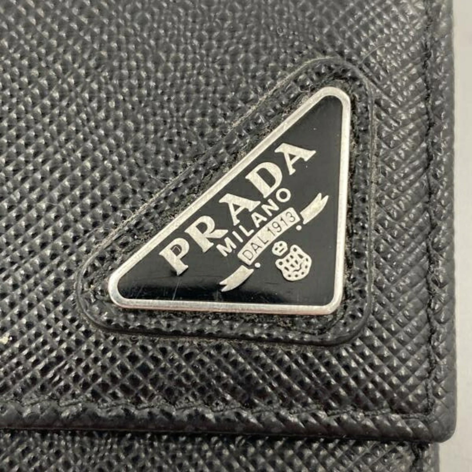 Prada Keycase Saffiano Triangle - 5