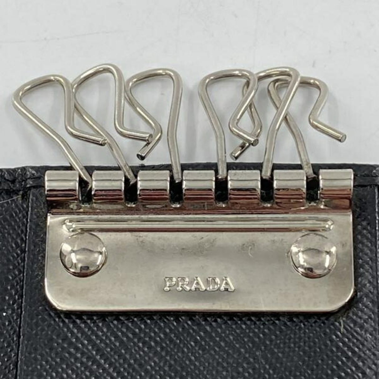 Prada Keycase Saffiano Triangle - 8