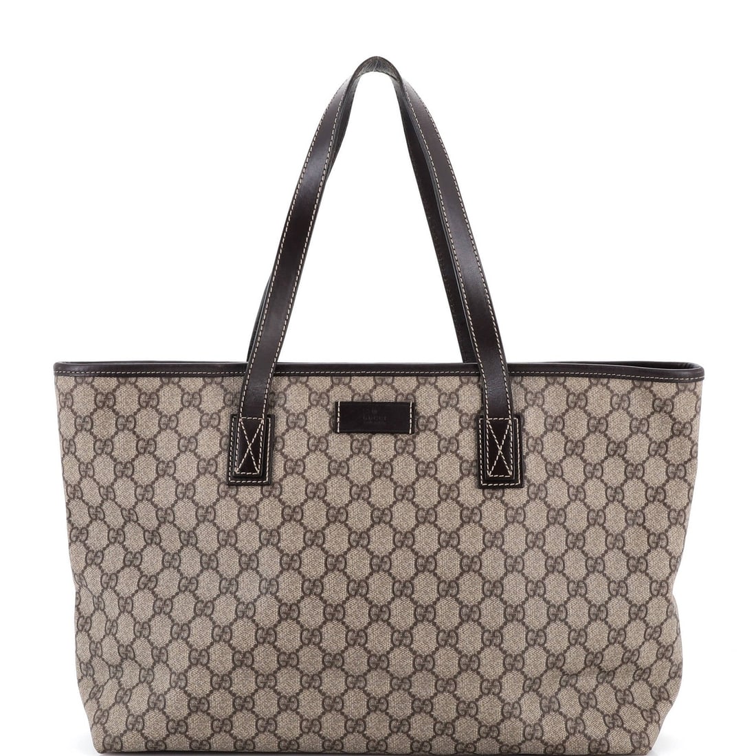 Gucci Plus Tote GG Coated Canvas with Leather Medium (1 of 7)