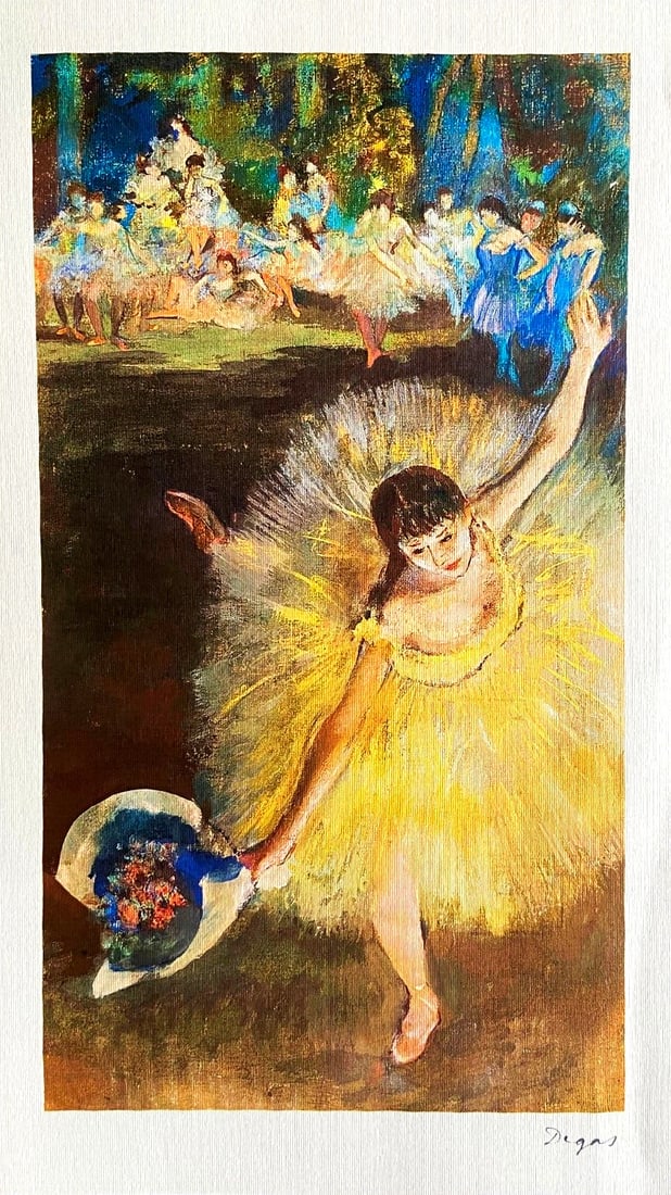 Edgar Degas is a lithograph published by Mourlot in 1943. (1 of 8)