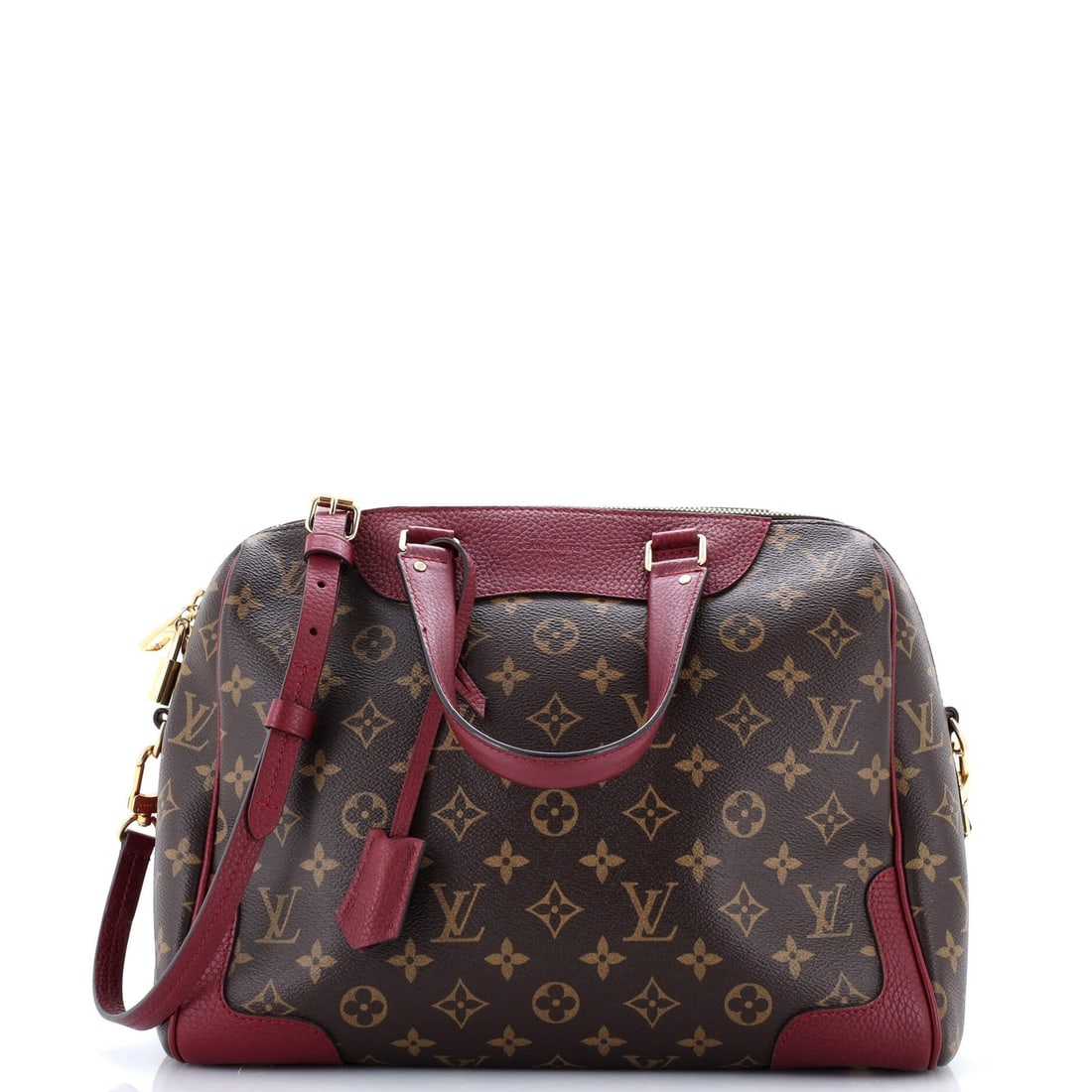 Louis Vuitton Retiro NM Handbag Monogram Canvas: Louis Vuitton Retiro NM Handbag Monogram Canvas A stunning Louis Vuitton Retiro NM Handbag in rich brown monogram canvas and supple leather, this satchel exudes timeless elegance with its classic desi