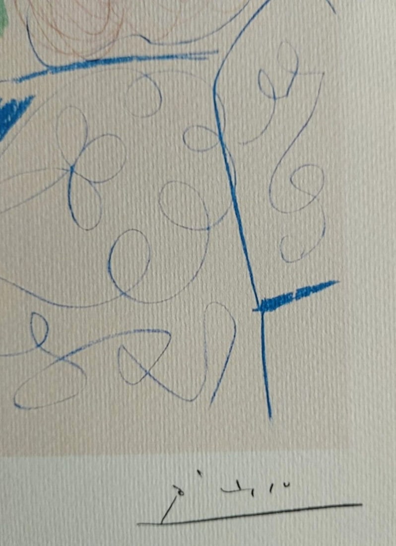 Pablo Picasso lithograph numbered - 10