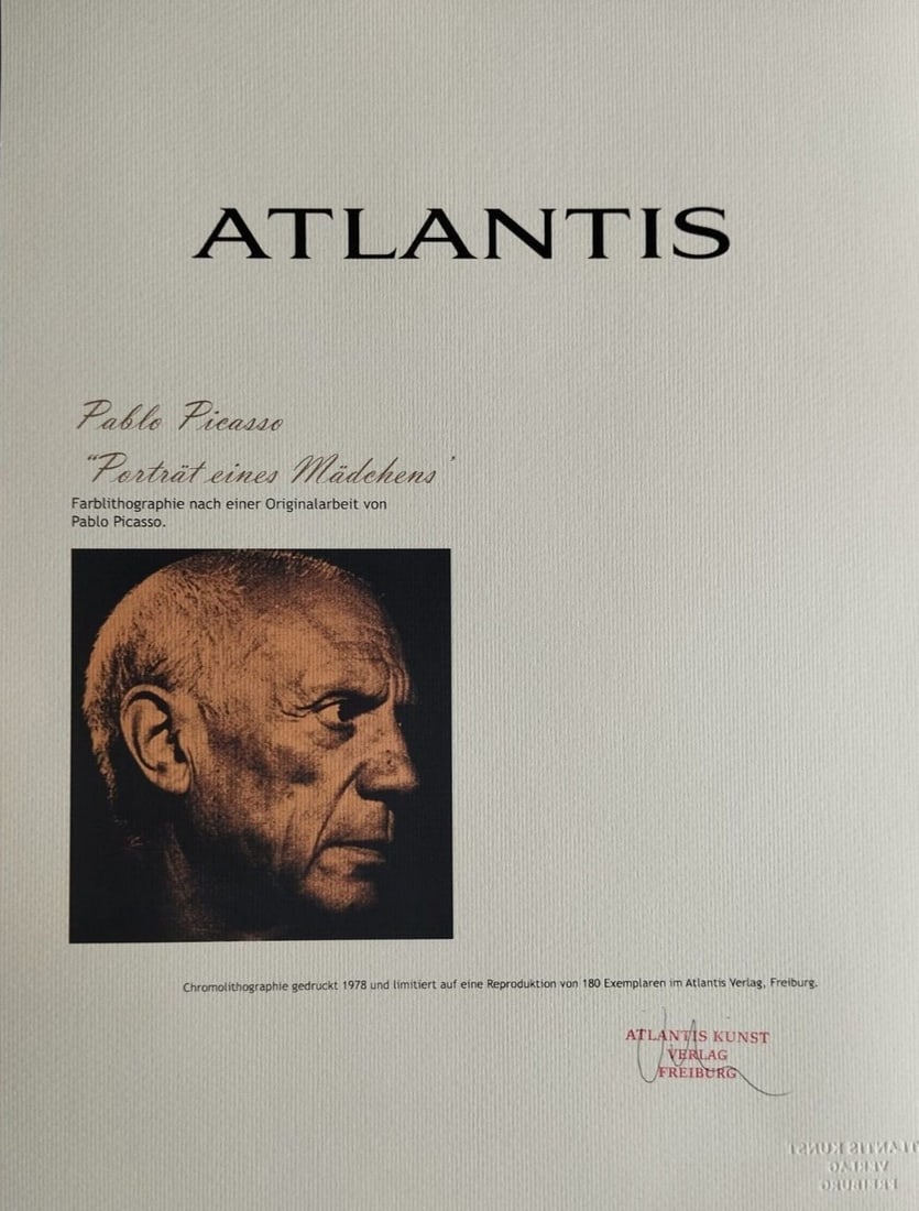 Pablo Picasso lithograph numbered - 11