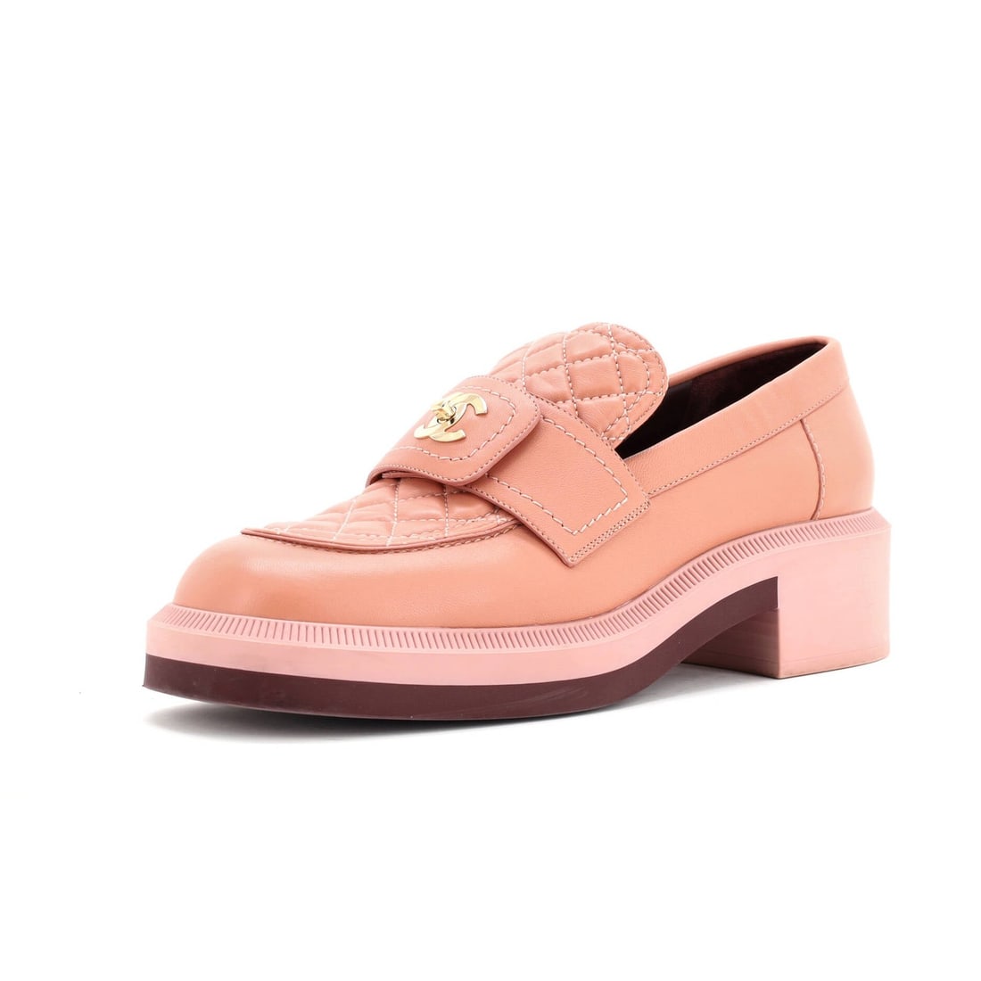 Chanel Women's quilted leather loafers (1 of 6)