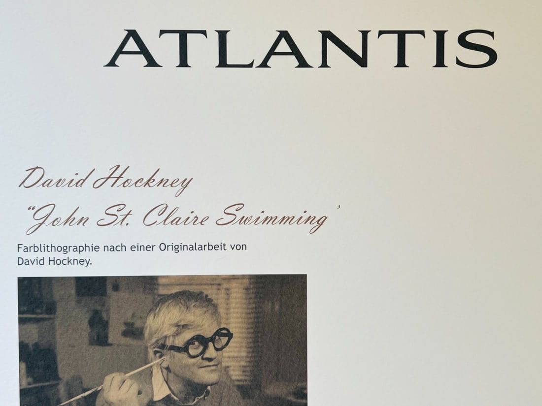 Rare David Hockney Lithograph Numbered - 10