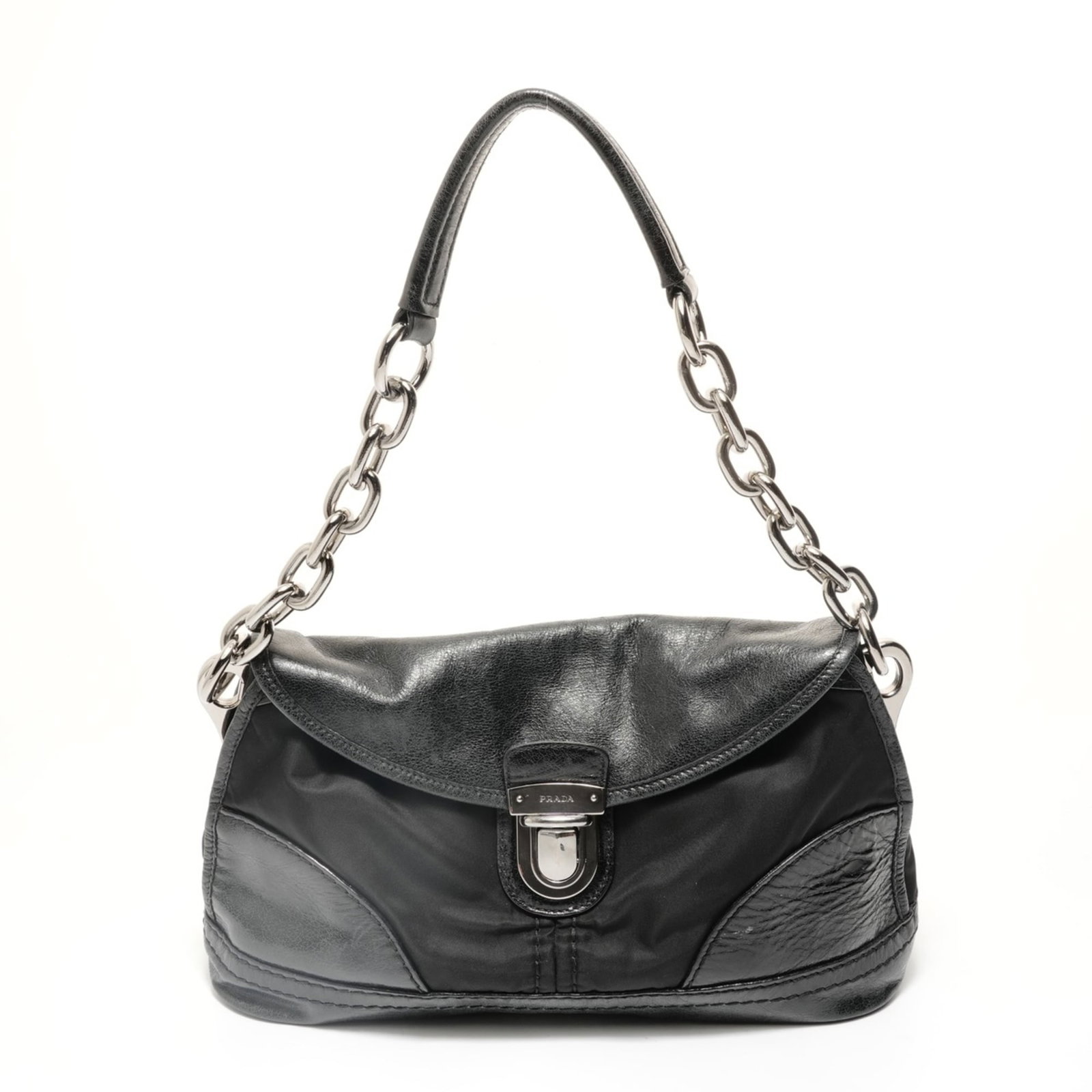 Prada Shoulder Bag Nylon leather (1 of 13)