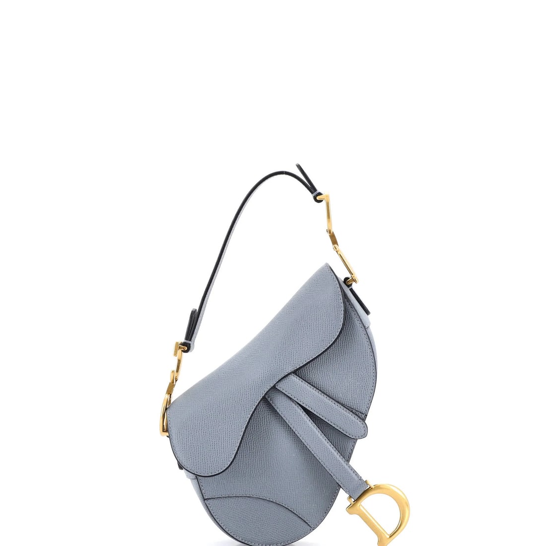 Christian Dior Mini Leather Saddle Handbag: Christian Dior Mini Leather Saddle Handbag The Christian Dior Mini Leather Saddle Handbag is a chic and sophisticated accessory that exudes timeless elegance. With its sleek blue leather exterior, age