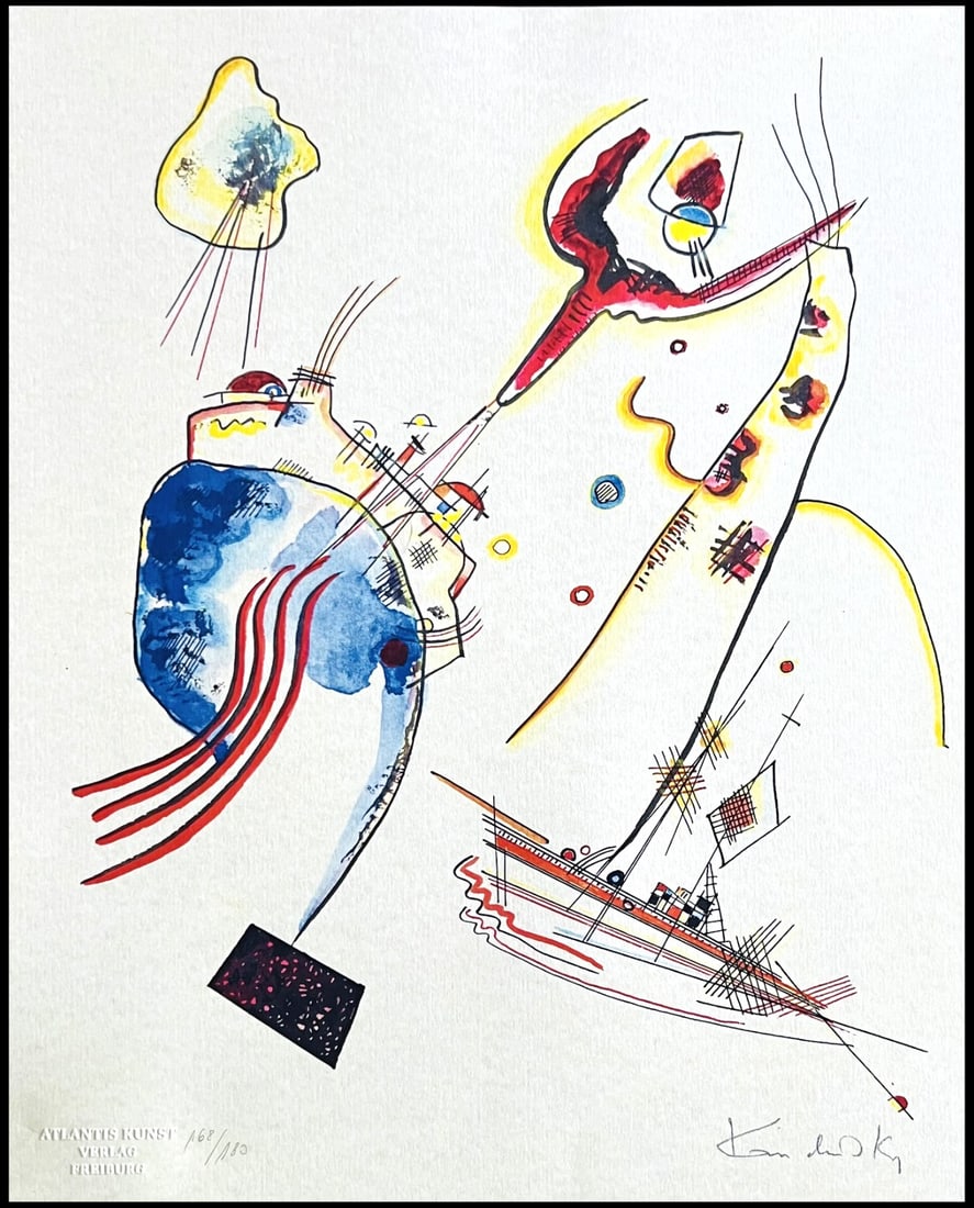Wassily Kandinsky Lithograph by Piet Mondrian (1 of 12)