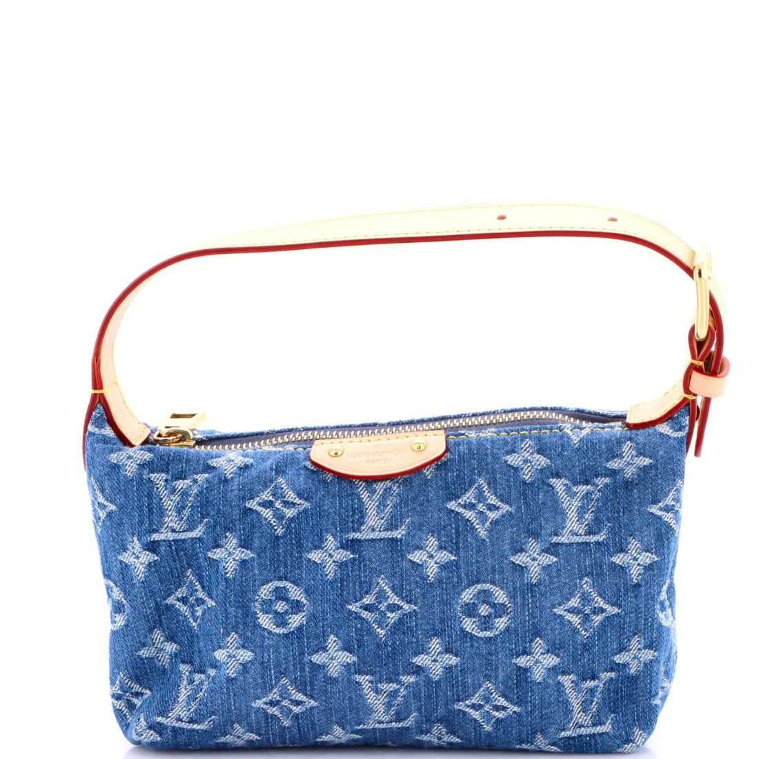 Louis Vuitton Hills Pochette LV Remix Monogram Denim (1 of 7)