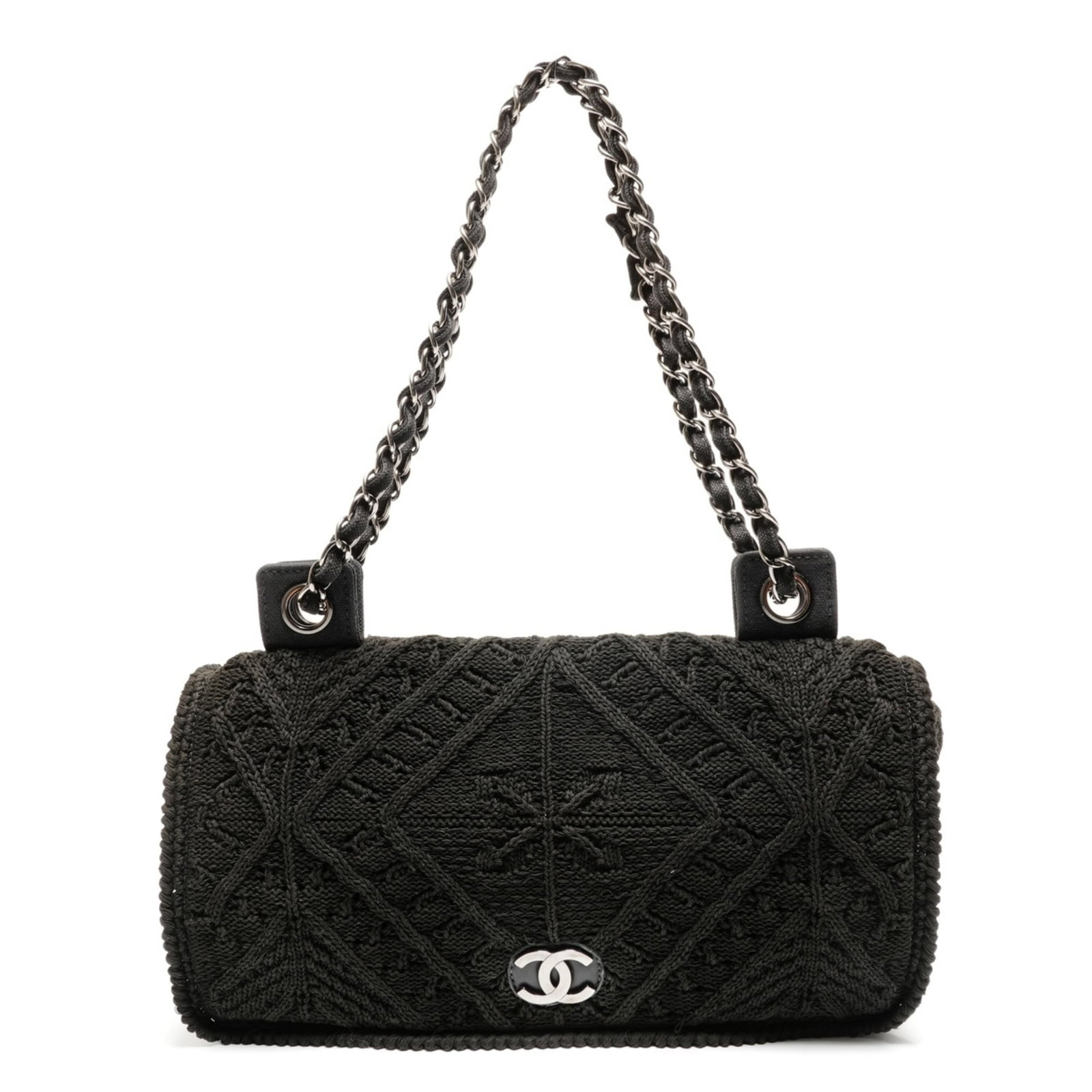 Chanel knit shoulder bag (1 of 14)