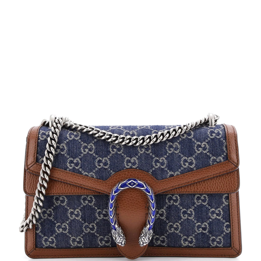 Gucci small GG denim bag Dionysus (1 of 5)