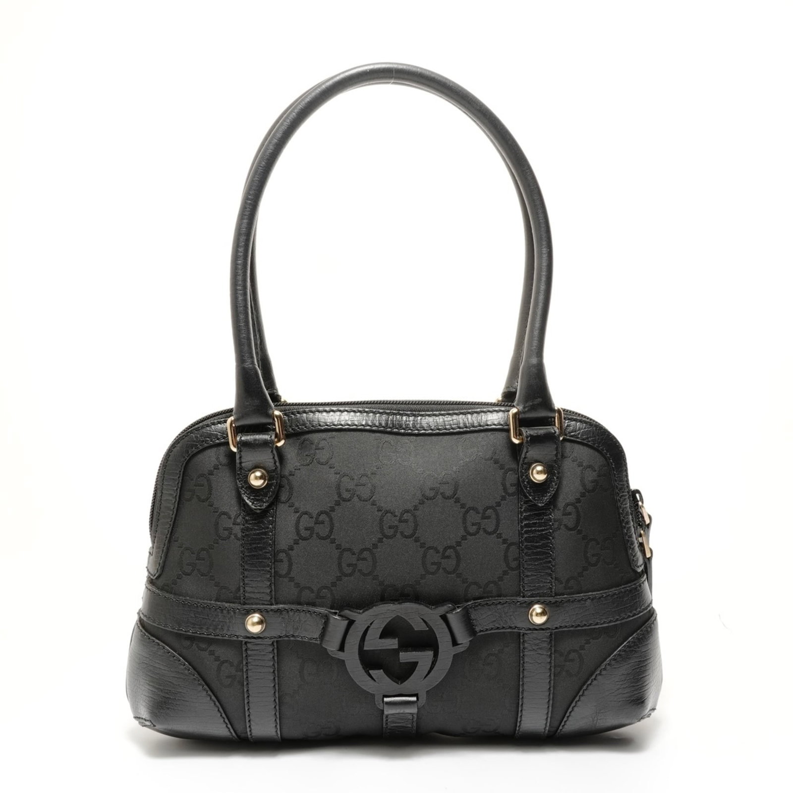 Gucci nylon shoulder bag: Gucci nylon shoulder bag A sleek and sophisticated Gucci nylon shoulder bag, perfect for adding a touch of luxury to your everyday look. With its classic design, durable nylon material, and