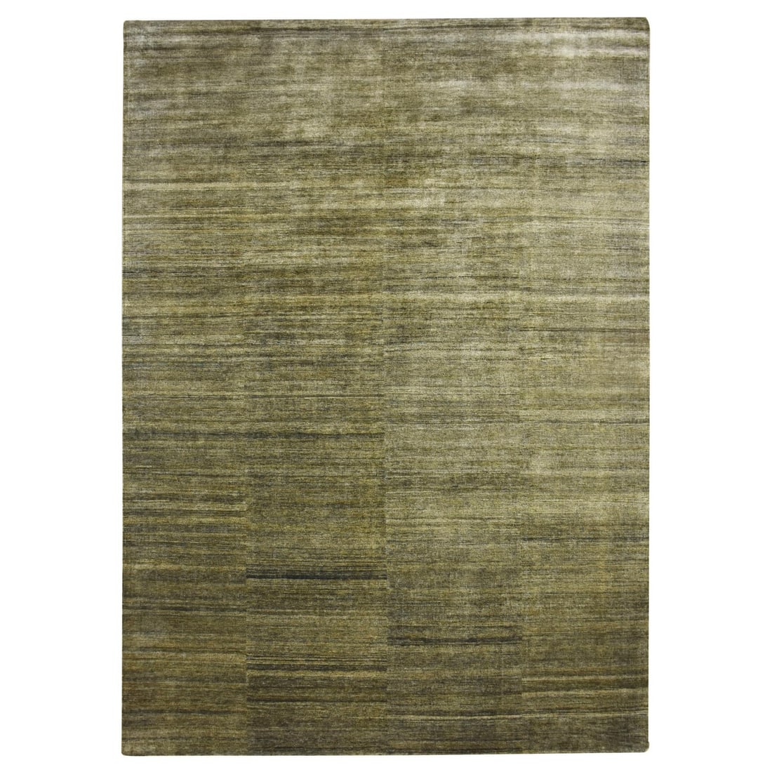 9'10"x14' Green Plain Design Hand Knotted Soft & Pure Silk Oriental Rug: 9'10"x14' Green Plain Design Hand Knotted Soft & Pure Silk Oriental Rug Experience the timeless elegance of Indian craftsmanship with this stunning 9'10"x14' hand-knotted silk rug, expertly woven in p