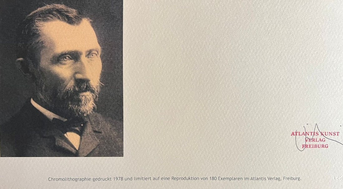 Vincent Van Gogh Lithograph Numbered - 11