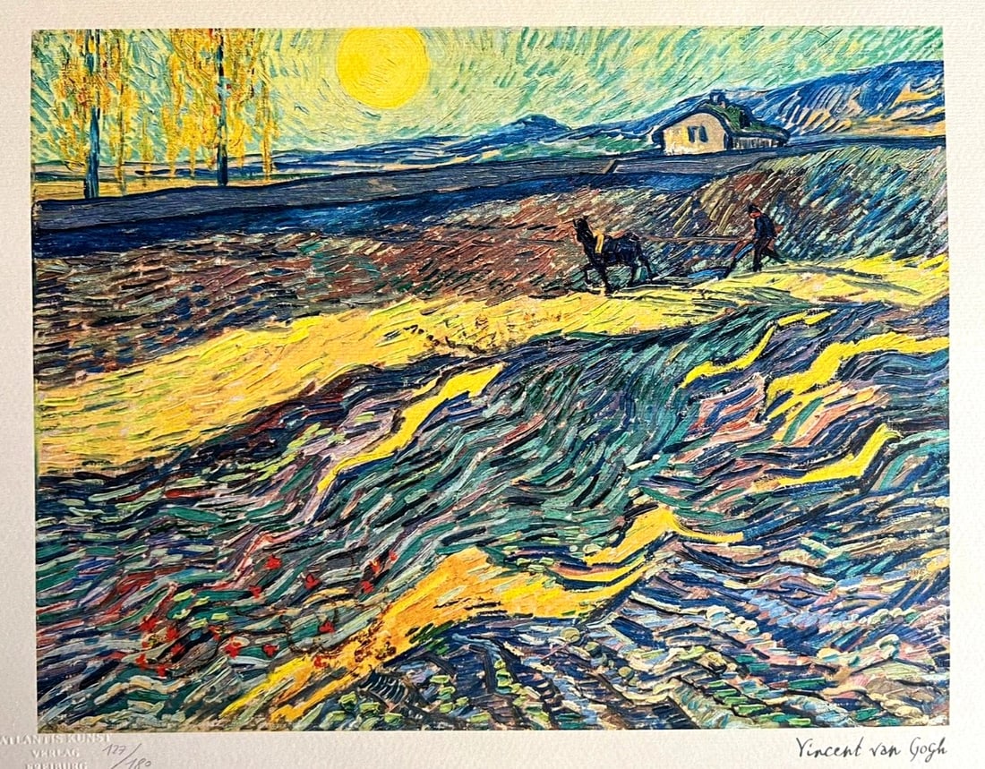 Vincent Van Gogh Lithograph Numbered - 3