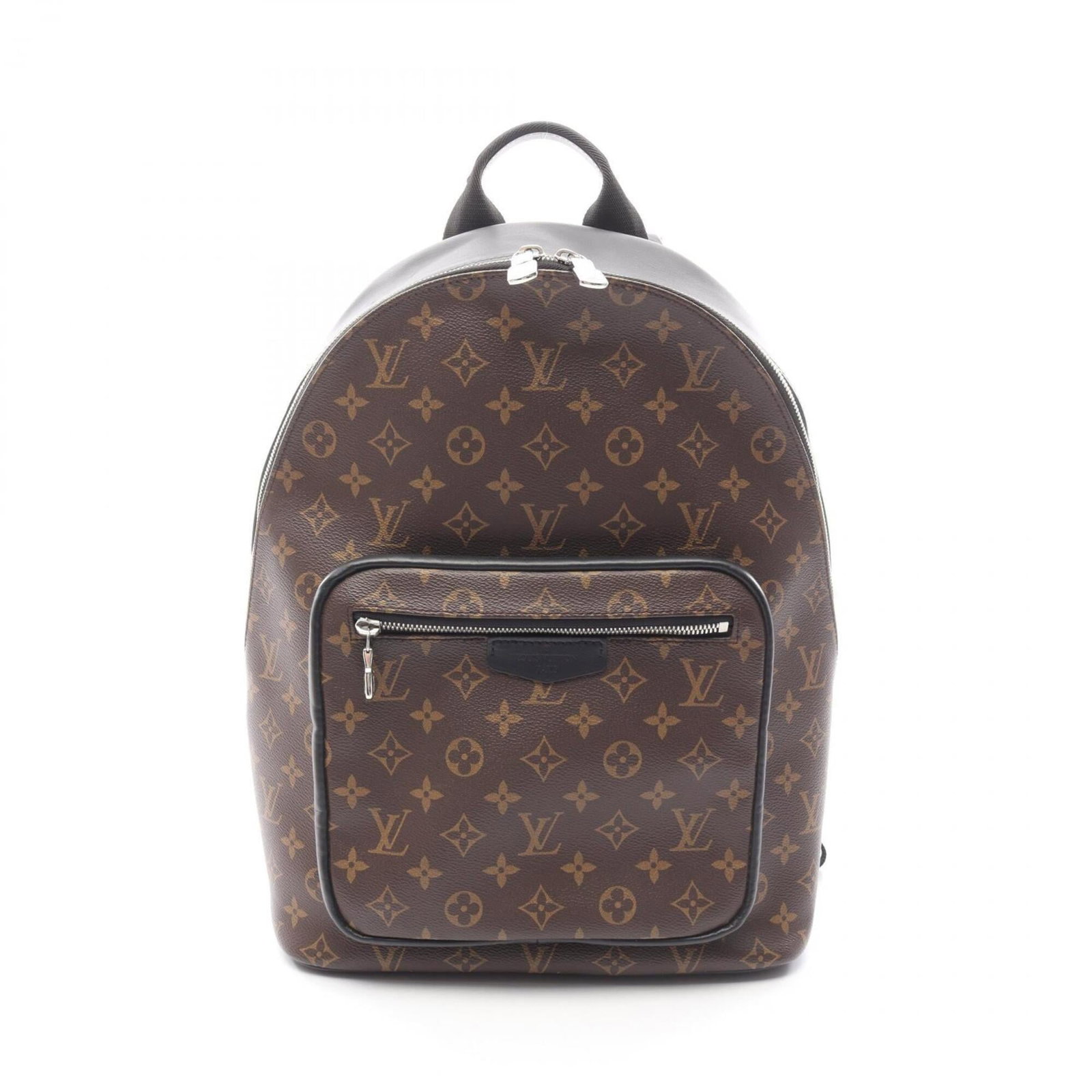 Louis Vuitton Leather Coated Canvas Backpack (1 of 9)