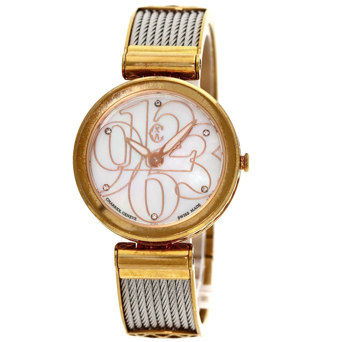 PHILIPPE CHARRIOL Forever Watch Watches FE32 Gold Plated/ SSxGP (1 of 16)