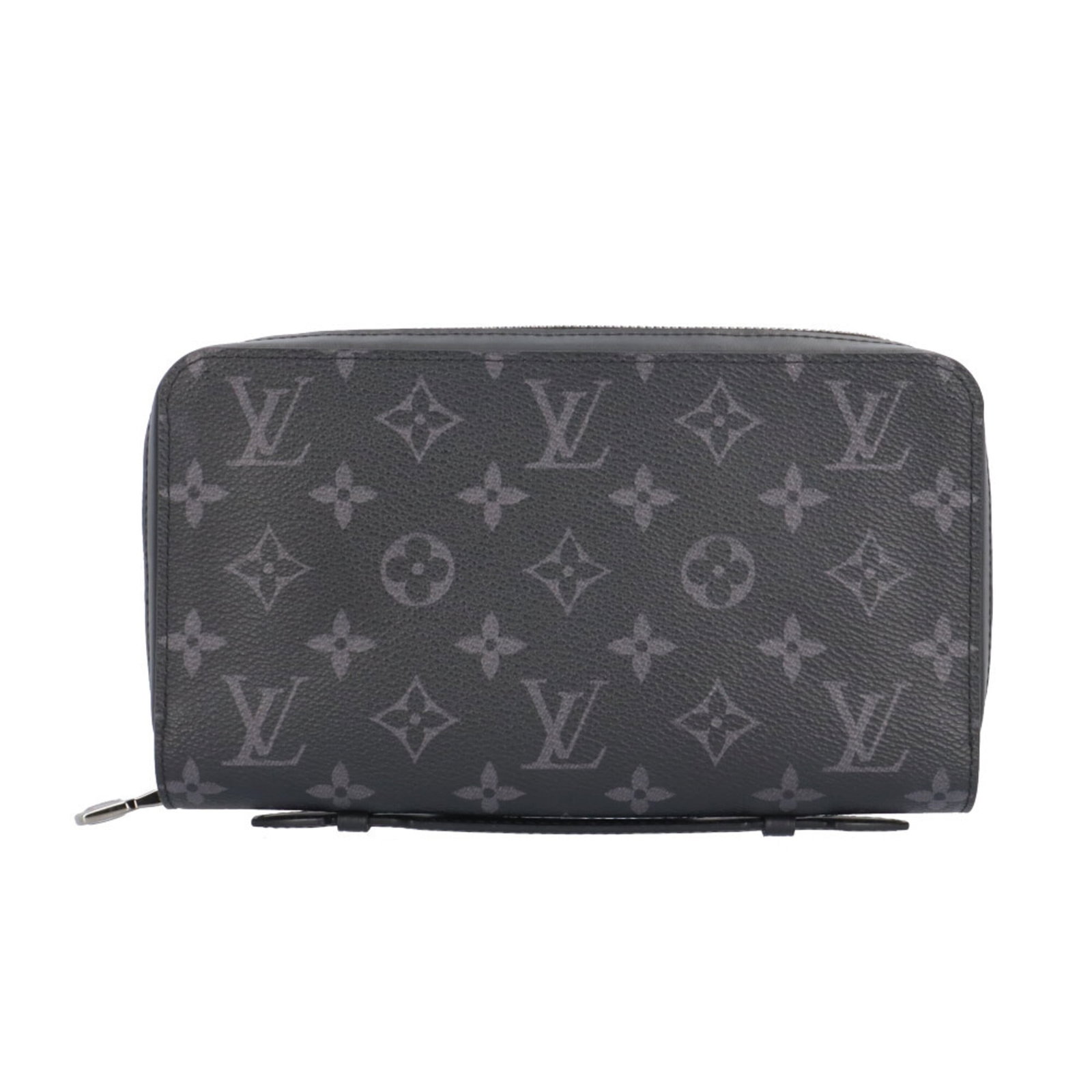 Louis Vuitton Long Wallet (Bi-Fold) Monogram Eclipse: Louis Vuitton Long Wallet (Bi-Fold) Monogram Eclipse A sleek and sophisticated accessory for the modern gentleman, this Louis Vuitton Long Wallet (Bi-Fold) Monogram Eclipse boasts the iconic brand's