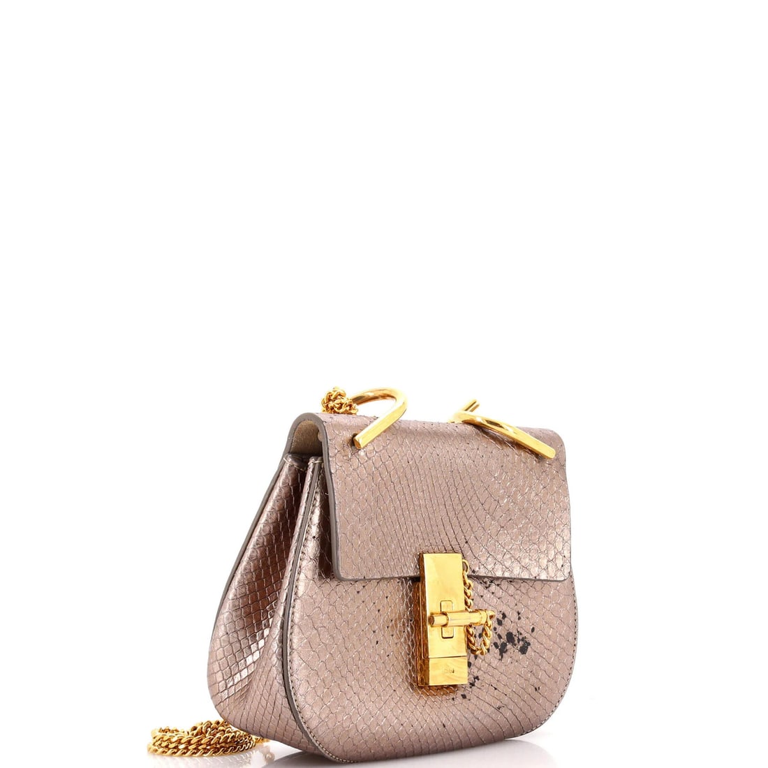 Chloe Drew Crossbody Bag Python Mini - 2