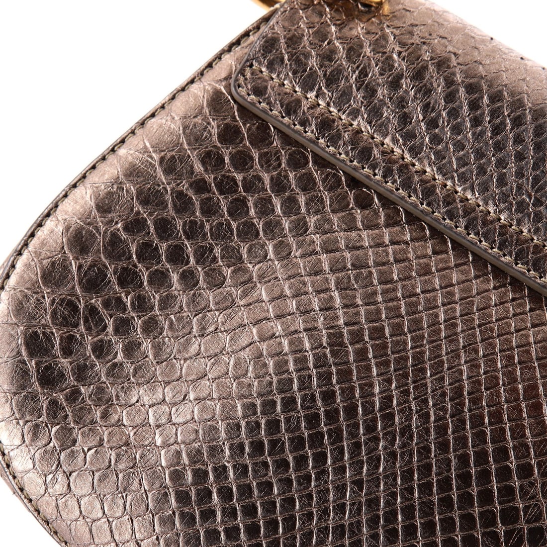 Chloe Drew Crossbody Bag Python Mini - 8