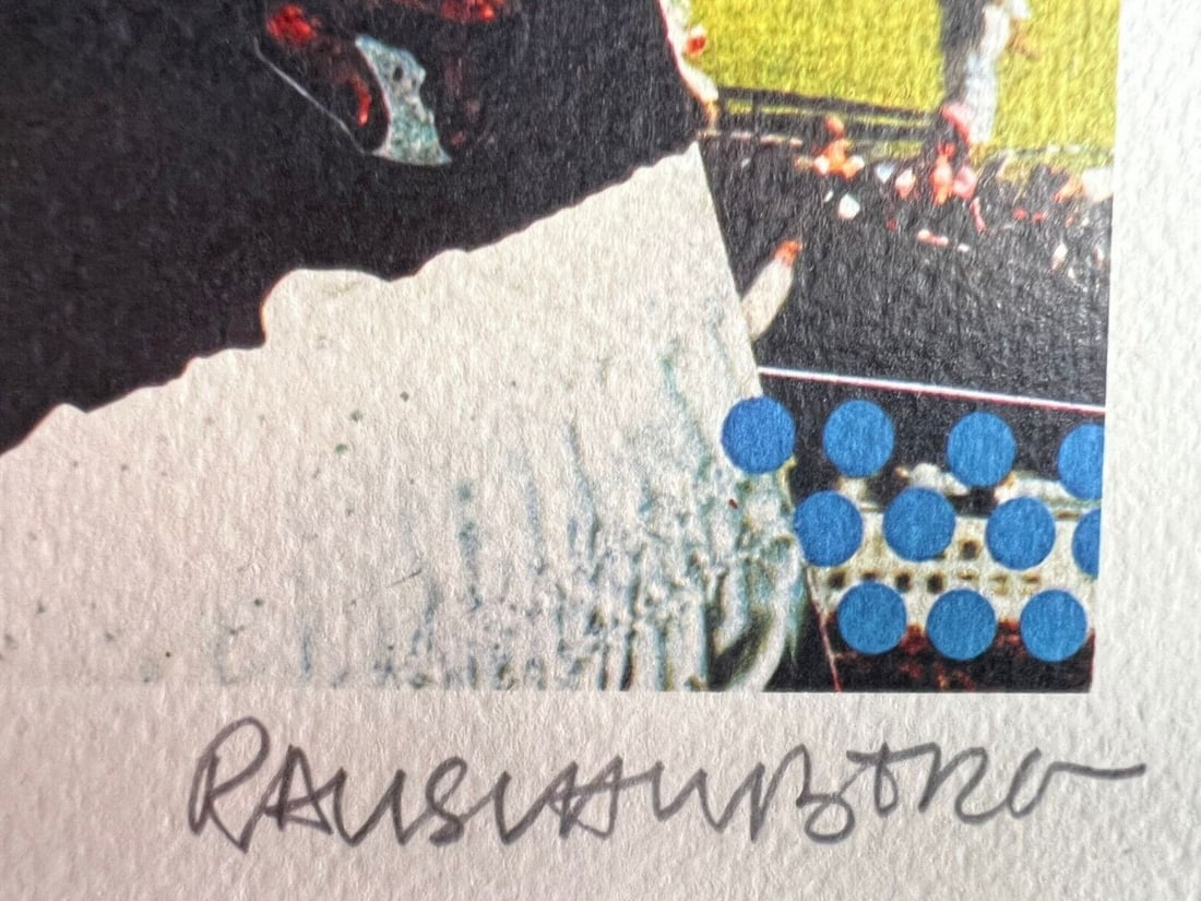 Robert Rauschenberg Lithograph is Numbered 180 - 12