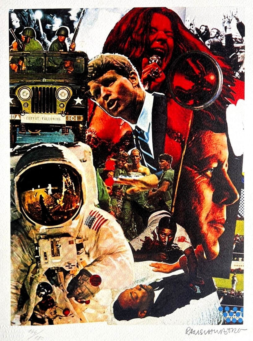 Robert Rauschenberg Lithograph is Numbered 180: Robert Rauschenberg Lithograph is Numbered 180 A rare opportunity to own a unique piece of art, this limited edition lithograph by Robert Rauschenberg is one of only 180 specimens printed in 1992 by A