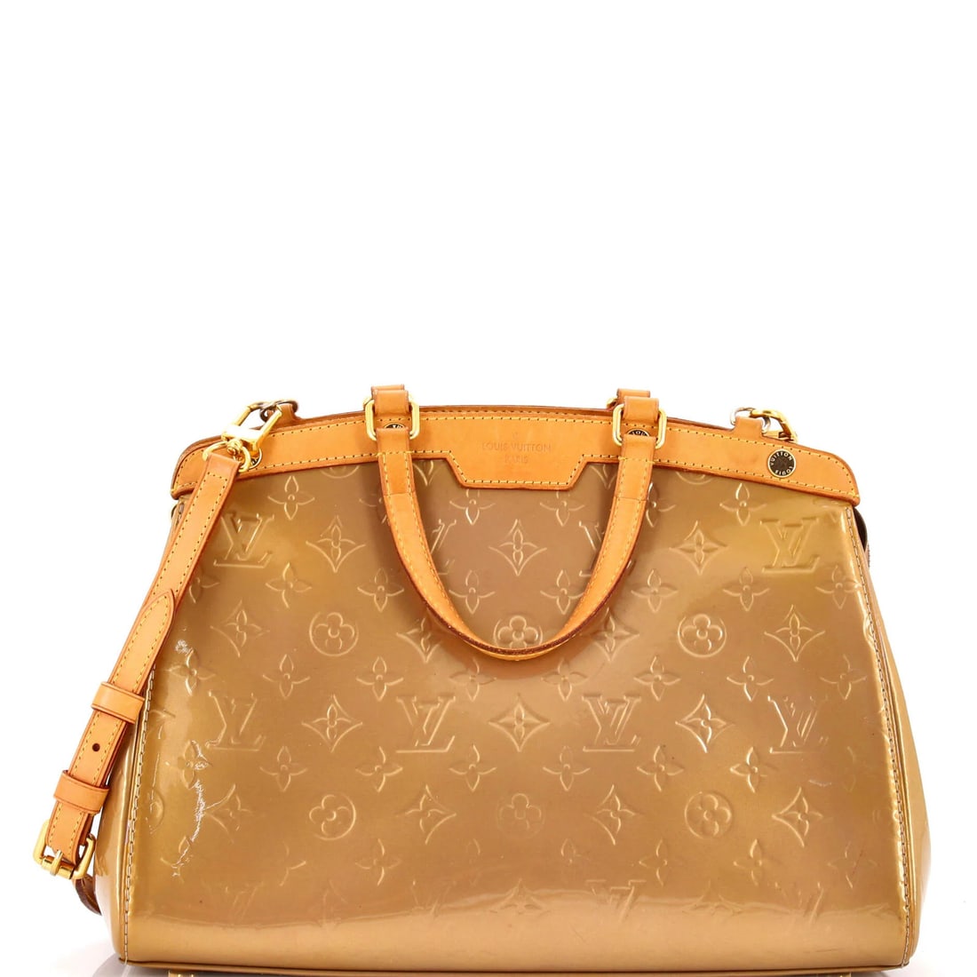 Louis Vuitton Brea Monogram Vernis Handbag MM (1 of 8)