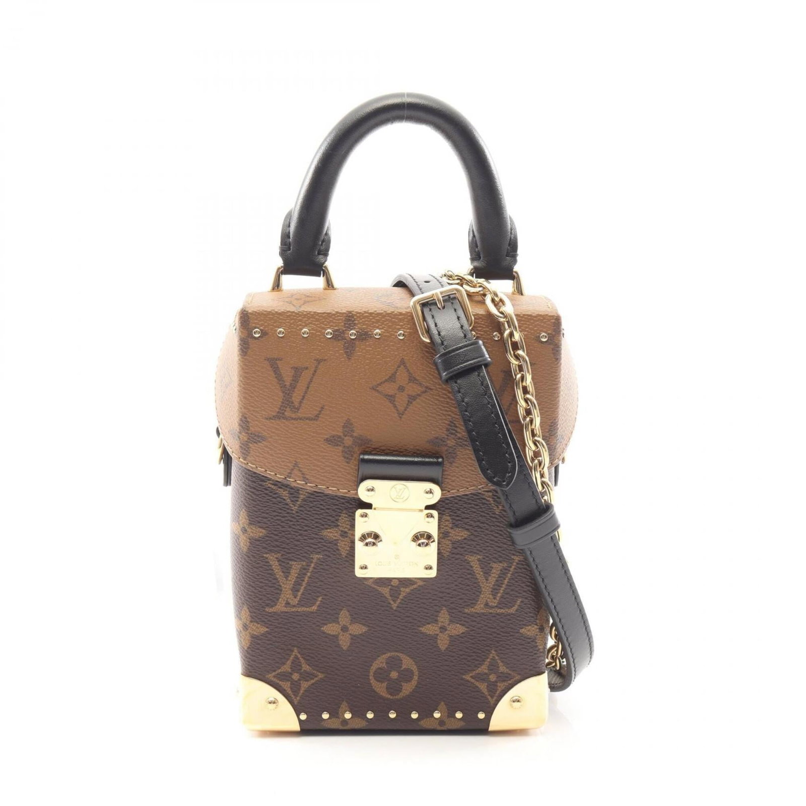 Louis Vuitton Coated Canvas Leather Handbag (1 of 7)