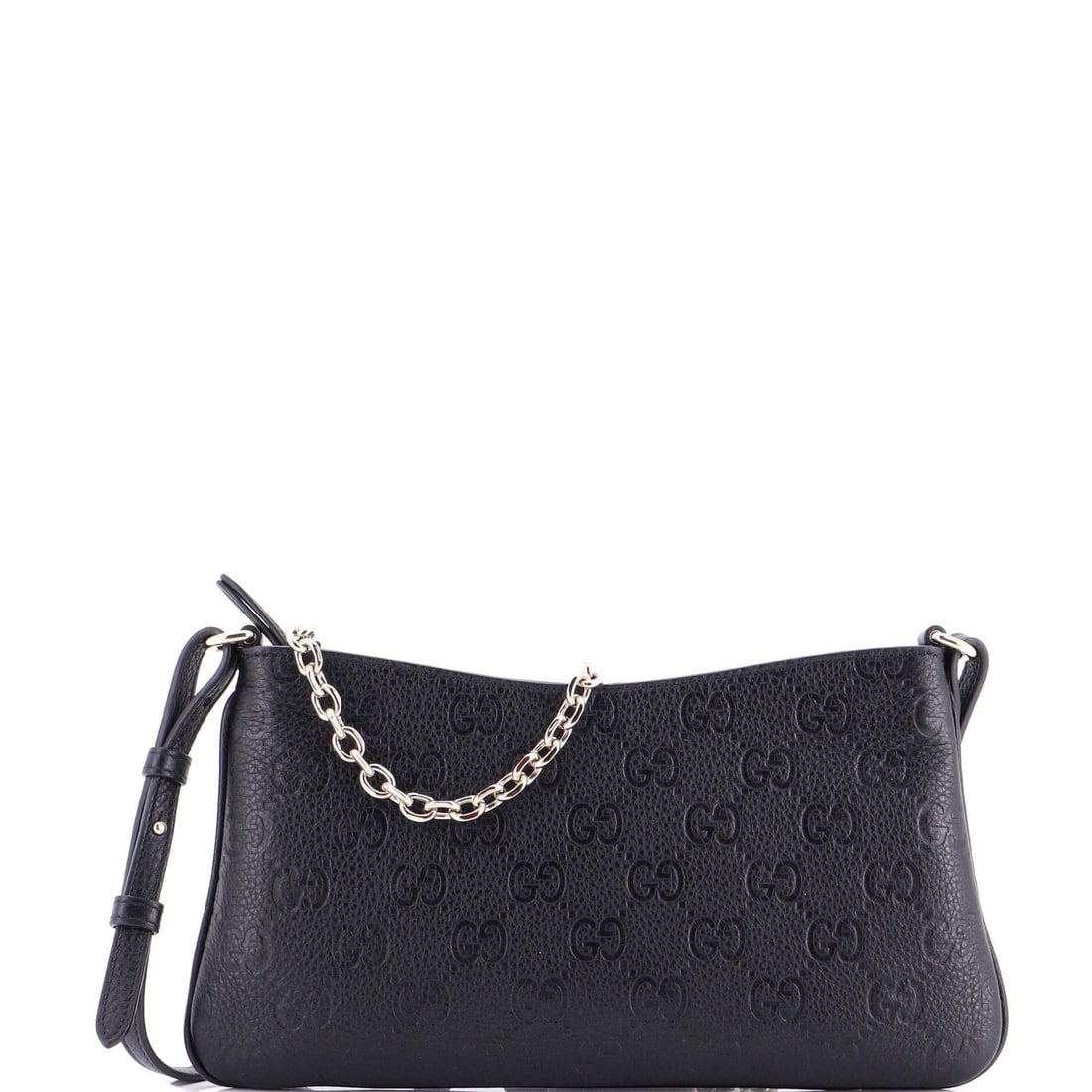 Gucci Emblem Chain Shoulder Bag Guccissima Leather Medium (1 of 5)