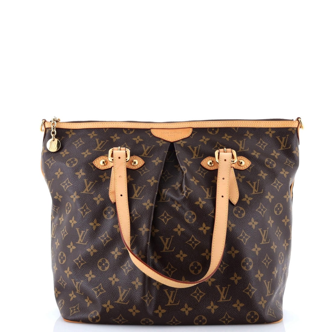 Louis Vuitton Palermo Handbag Monogram Canvas GM: Louis Vuitton Palermo Handbag Monogram Canvas GM The Louis Vuitton Palermo Handbag Monogram Canvas GM is a timeless and stylish tote, boasting the iconic monogram pattern on its canvas exterior in
