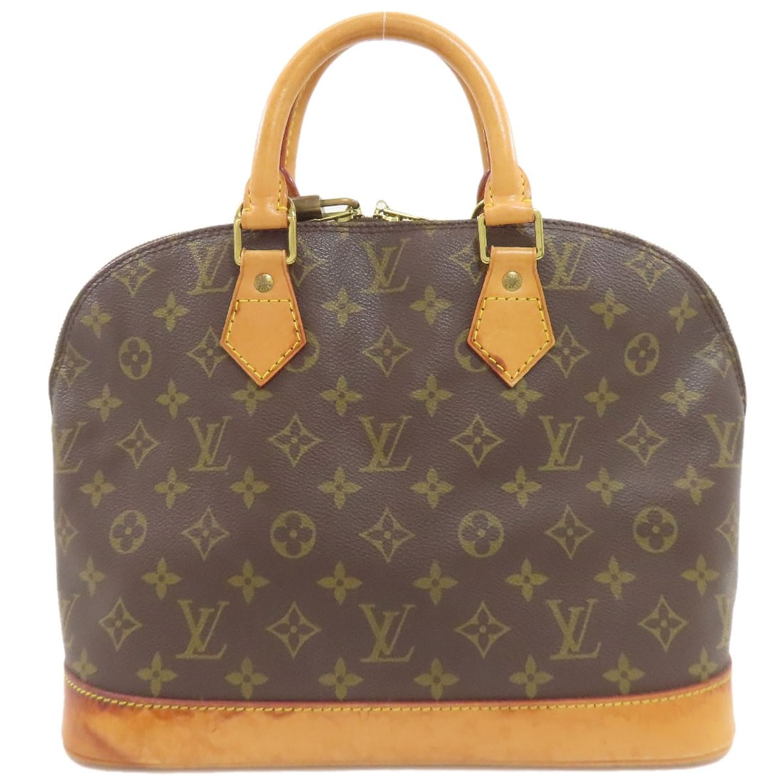 Monogram canvas Louis Vuitton handbag Alma: Monogram canvas Louis Vuitton handbag Alma Own the iconic style of Louis Vuitton with this exquisite Alma handbag, boasting the signature monogram canvas exterior in its classic black and white