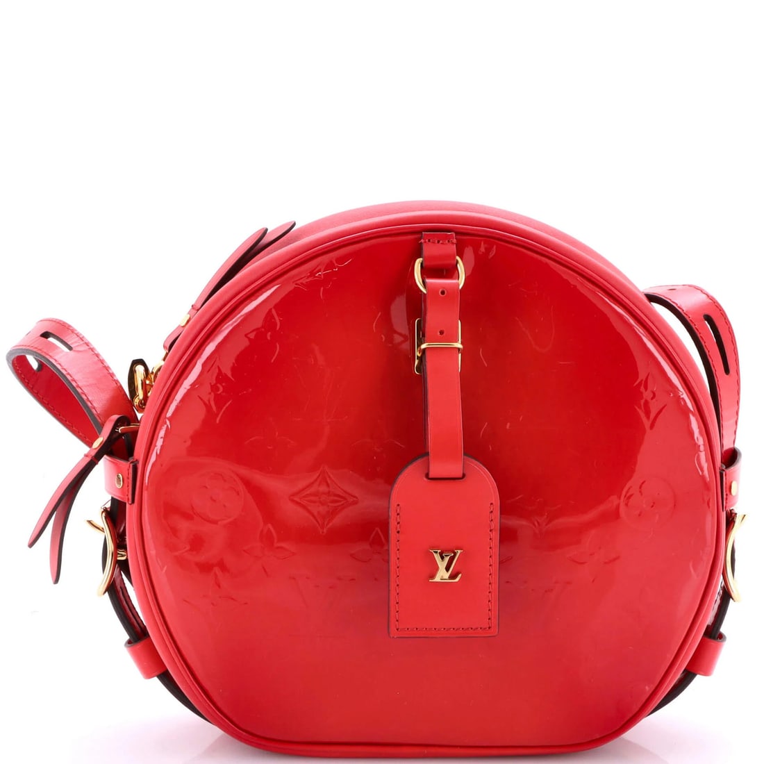 Louis Vuitton Monogram Vernis MM Souple Boite Chapeau Bag (1 of 6)