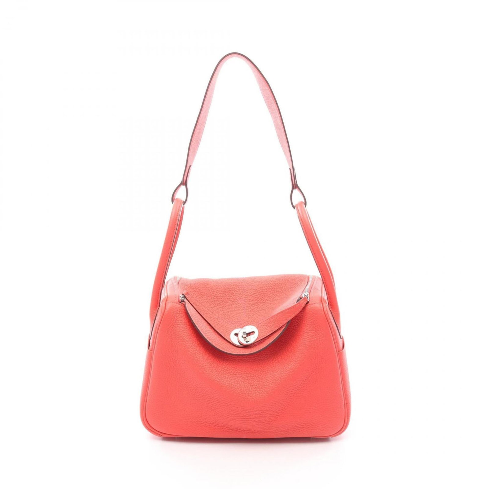 Hermes Handbag is a clemence leather taurillon shoulder bag (1 of 8)