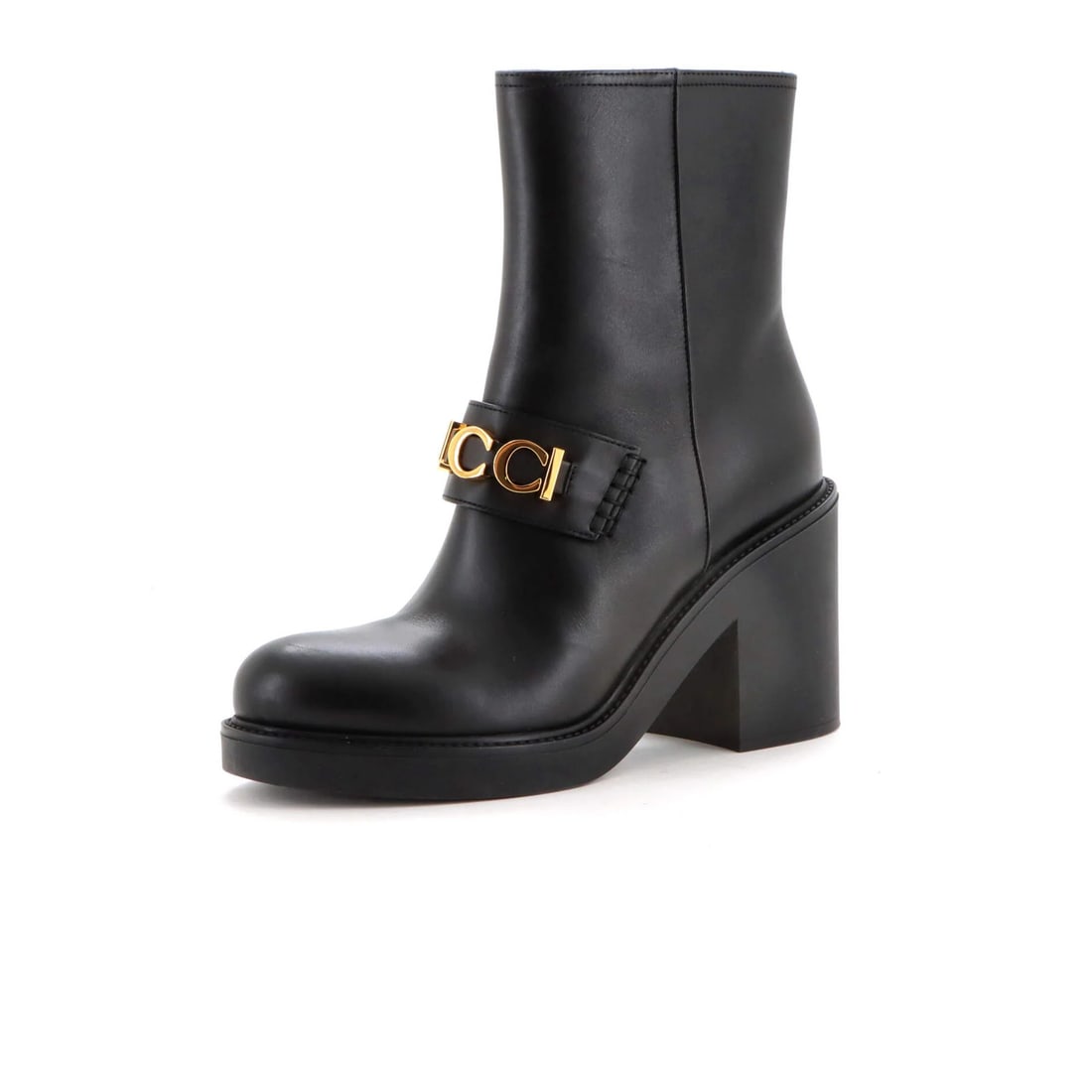 Gucci women's logo leather ankle boots. (1 of 6)