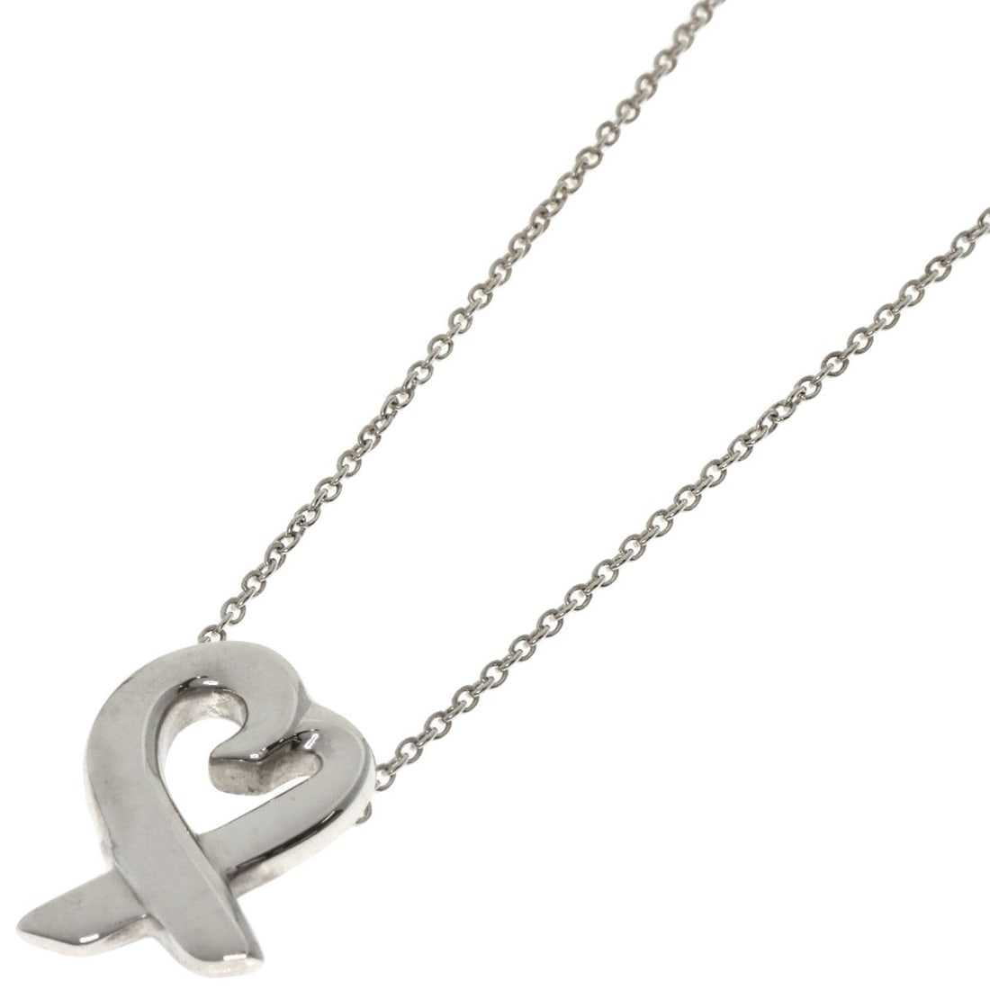 Tiffany Co loving silver necklace: Tiffany Co loving silver necklace Exceptional Tiffany Co available for auction. Review complete item specifications below for detailed information. Item Specifics: Brand: TIFFANY&Co. Style: Necklace M