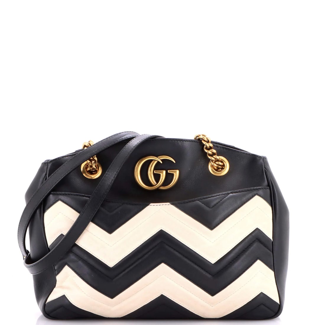 Gucci GG Marmont Chain Tote Matelasse Leather Medium (1 of 7)